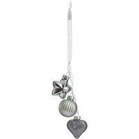 Pewter Star, Heart and Bauble Glass Christmas Tree Decoration
Pewter Star, Heart and Bauble Glass Christmas Tree Decoration