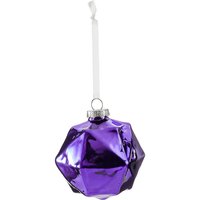 Purple Glass Facet Christmas Tree Bauble
Purple Glass Facet Christmas Tree Bauble