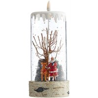 Santa with Reindeer Light Up Glass Christmas Cloche (Battery Operated)
Santa with Reindeer Light Up Glass Christmas Cloche (Battery Operated)