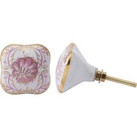 Pink Floral Ceramic Drawer Pull
Pink Floral Ceramic Drawer Pull