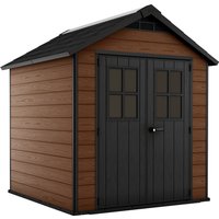 Keter Newton 7.5 x 7ft Outdoor Plastic Garden Storage Shed - Brown
Keter Newton 7.5 x 7ft Outdoor Plastic Garden Storage Shed - Brown
