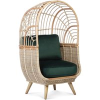 Cocoon Rattan Chair in Velvet Green
Cocoon Rattan Chair in Velvet Green