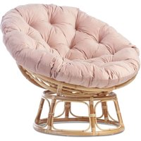 Papasan Natural Chair in Velvet Blush
Papasan Natural Chair in Velvet Blush