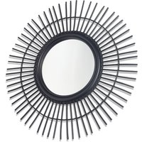 Black Vintage Round Rattan Wall Mirror
Black Vintage Round Rattan Wall Mirror