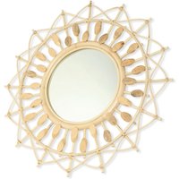 Natural Boho Round Rattan Wall Mirror
Natural Boho Round Rattan Wall Mirror