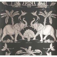 Elephants Charcoal Pale Gold Wallpaper
Elephants Charcoal Pale Gold Wallpaper