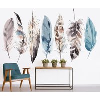Watercolour Feathers Wall Mural
Watercolour Feathers Wall Mural