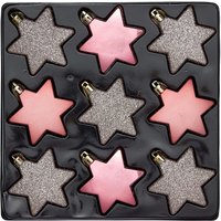 Snow Blossom Stars Hanging Christmas Tree Decorations - 9 Pack
Snow Blossom Stars Hanging Christmas Tree Decorations - 9 Pack