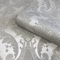 Belgravia Decor Amara Silver Damask Wallpaper
Belgravia Decor Amara Silver Damask Wallpaper