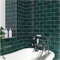 V&A Puddle Glaze Peacock Wall Tile - 15.2x7.6cm
V&A Puddle Glaze Peacock Wall Tile - 15.2x7.6cm