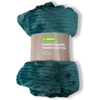 Striped Fleece Throw - Dark Teal - 130x180cm
Striped Fleece Throw - Dark Teal - 130x180cm