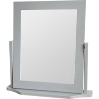 Square Dressing Table Mirror - Grey