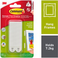 3M Large White Picture Hanging Strips - 4 Sets
3M Large White Picture Hanging Strips - 4 Sets