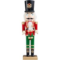 Red Wooden Nutcracker Figure Christmas Decoration - 36cm
Red Wooden Nutcracker Figure Christmas Decoration - 36cm