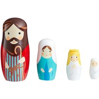 Wooden Christmas Nativity Russian Dolls Set
Wooden Christmas Nativity Russian Dolls Set