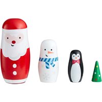 Wooden Christmas Santa and Friends Russian Dolls Set
Wooden Christmas Santa and Friends Russian Dolls Set