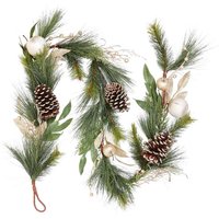 Natural Cone and Gold Bauble Christmas Garland - 180cm
Natural Cone and Gold Bauble Christmas Garland - 180cm