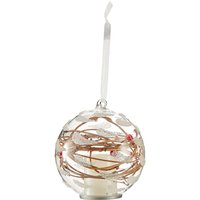 Berry and Candle Glass Christmas Tree Bauble (Battery Operated)
Berry and Candle Glass Christmas Tree Bauble (Battery Operated)