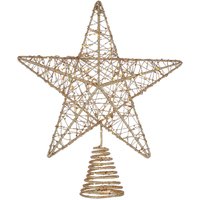 Gold Glitter Star Christmas Tree Topper
Gold Glitter Star Christmas Tree Topper