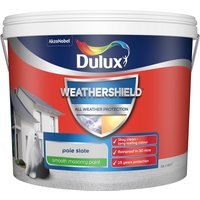 Dulux Weathershield Smooth Masonry Paint - Pale Slate - 10L
Dulux Weathershield Smooth Masonry Paint - Pale Slate - 10L
