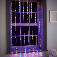 Waterfall LED Christmas Window Light Curtain - Multicoloured
Waterfall LED Christmas Window Light Curtain - Multicoloured