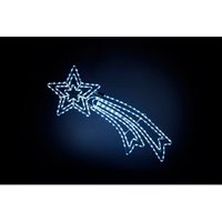 Shooting Star Twinkle LED Rope Outdoor Christmas Light Decoration - 116cm
Shooting Star Twinkle LED Rope Outdoor Christmas Light Decoration - 116cm