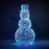 Acrylic LED Snowman Multicolour 3D Outdoor Christmas Light Decoration - 75cm
Acrylic LED Snowman Multicolour 3D Outdoor Christmas Light Decoration - 75cm