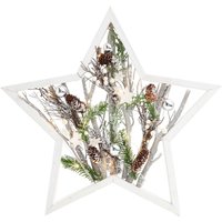 White Berry and Willow Framed Christmas Star Decoration with Lights - 43cm
White Berry and Willow Framed Christmas Star Decoration with Lights - 43cm