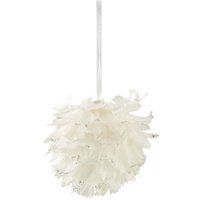 White Feather Ball Hanging Christmas Tree Decoration
White Feather Ball Hanging Christmas Tree Decoration
