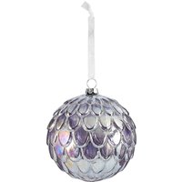 Pewter Iridescent Scalloped Christmas Tree Bauble
Pewter Iridescent Scalloped Christmas Tree Bauble