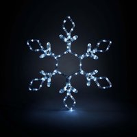 Snowflake Bright White Flashing LED Outdoor Christmas Light Decoration - 54cm
Snowflake Bright White Flashing LED Outdoor Christmas Light Decoration - 54cm