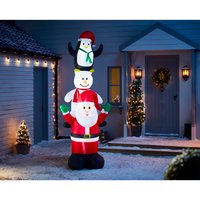 9ft Santa and Friends Christmas Inflatable