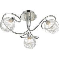 Lola 3 Light Semi Flush Ceiling Light Fitting
Lola 3 Light Semi Flush Ceiling Light Fitting
