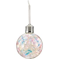 LED Glass Deco Light Christmas Tree Bauble