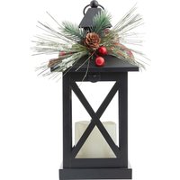 Black Christmas Lantern with LED Candle - 30cm (Battery Operated)
Black Christmas Lantern with LED Candle - 30cm (Battery Operated)