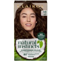 Clairol Natural Instincts Semi-Permanent Hair Dye (Various Shades) - 4G Dark Golden Brown
Clairol Natural Instincts Semi-Permanent Hair Dye (Various Shades) - 4G Dark Golden Brown