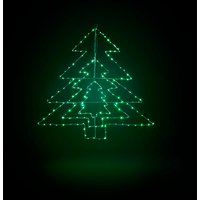 Pinwire Metal Tree Christmas Light Decoration - 60cm
Pinwire Metal Tree Christmas Light Decoration - 60cm