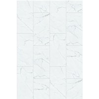 Plancs White Marble 61 x 30cm Self-Adhesive Vinyl Floor Tile - 5pc pack covers 0.93sqm
Plancs White Marble 61 x 30cm Self-Adhesive Vinyl Floor Tile - 5pc pack covers 0.93sqm