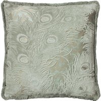 Peacock Cut Velvet Cushion with Fringe - 45x45cm
Peacock Cut Velvet Cushion with Fringe - 45x45cm