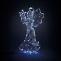 Angel Spun Acrylic LED Christmas Light Decoration - 60cm
Angel Spun Acrylic LED Christmas Light Decoration - 60cm