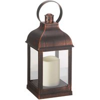 Crusade Garden Lantern with Candle (Battery Operated) - Brushed Copper
Crusade Garden Lantern with Candle (Battery Operated) - Brushed Copper