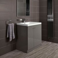 Bathstore Alpine Duo 750mm Basin and Floorstanding Vanity Unit - Gloss Grey
Bathstore Alpine Duo 750mm Basin and Floorstanding Vanity Unit - Gloss Grey