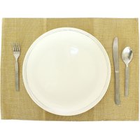 Gold Luxe Ribbed Placemats - 2 Pack