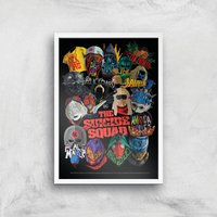 Suicide Squad Poster Giclee Art Print - A4 - White Frame, Multi
Suicide Squad Poster Giclee Art Print - A4 - White Frame, Multi