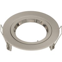 Gu10 Single Fixed Downlight - Brushed Nickel 
Gu10 Single Fixed Downlight - Brushed Nickel
