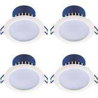 7W Dimmable Tri-Colour Pack of 4 LED Downlights
7W Dimmable Tri-Colour Pack of 4 LED Downlights