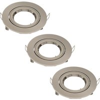 3 Pack Adjustable Downlight - Brushed Nickel
3 Pack Adjustable Downlight - Brushed Nickel