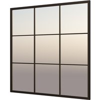 Black Metal Square Window Pane Mirror - 90cm
Black Metal Square Window Pane Mirror - 90cm