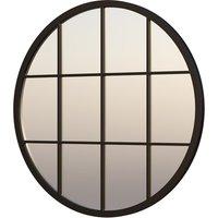 Black Metal Round Window Pane Mirror - 65cm
Black Metal Round Window Pane Mirror - 65cm