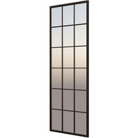 Black Metal Rectangle Window Pane Leaning Mirror - 150x50cm
Black Metal Rectangle Window Pane Leaning Mirror - 150x50cm